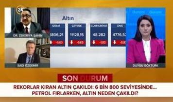 Rekorlar kıran altın çakıldı! 24 TV'de dikkat çeken değerlendirme