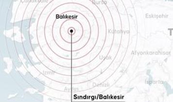 Balıkesir'in Sındırgı ilçesinde deprem