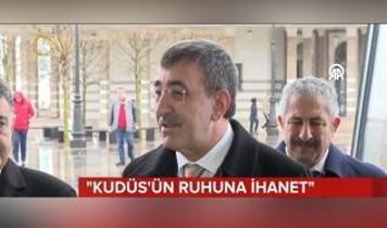 Cumhurbaşkanı Yardımcısı Yılmaz: 'Kudüs'ün ruhuna ihanet kabul edilemez