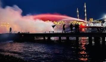 Bodrum'da marinada korkutan yangın! 8 motoryatı etkilendi