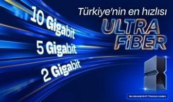 10 Gigabit'e varan hızlarla evlere UltraFiber