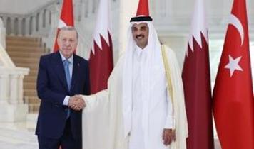 Katar Emiri Al Sani'den Cumhurbaşkanı Erdoğan'a teşekkür