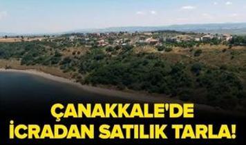 Çanakkale'de icradan satılık tarla!