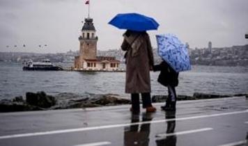 İstanbul'da yağışlı hava etkili oluyor