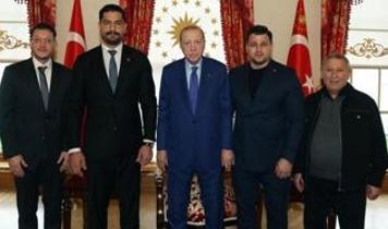 Cumhurbaşkanı Erdoğan, Türkiye Güreş Federasyonu Başkanı Akgül'ü kabul etti! Rıza Kayaalp'ten rekor sözü...