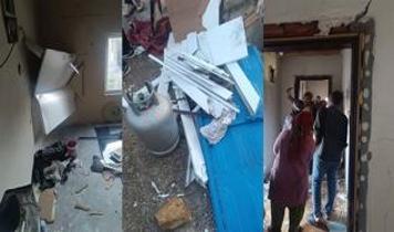 Batman'da yaşlı kadın yemek yaparken gaz sızıntısıyla patlamaya neden oldu, hastaneye kaldırıldı