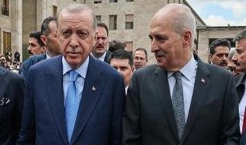 Cumhurbaşkanı Erdoğan, TBMM Başkanı Kurtulmuş ile görüştü