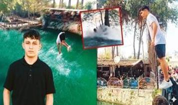 Ölüm girdabına atlayış! Arkadaşlarının gözü önünde ölüme sürüklendi