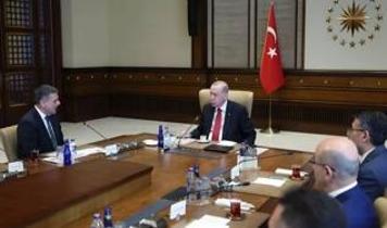 Cumhurbaşkanı Erdoğan, Bakan Çiftçi ve beraberindeki heyeti kabul etti