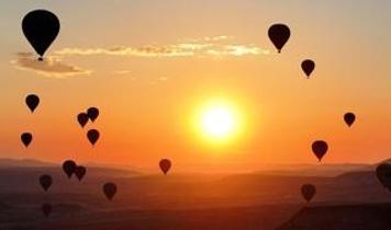 Kapadokya, eşsiz gün batımı manzarasıyla dünyada ilk sırada