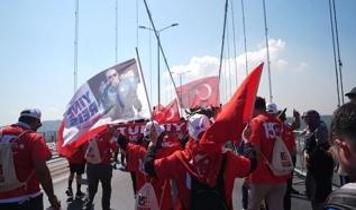 15 Temmuz Şehitler Anıtı'nda İrade ve Zafer Yürüyüşü başladı