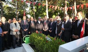 Ersin Tatar'dan kahraman Halisdemir'e vefa ziyareti: Bu cesaret, tüm Türk dünyasını cesaretlendiriyor