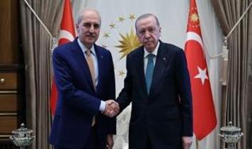 Cumhurbaşkanı Erdoğan, Kurtulmuş'u kabul etti