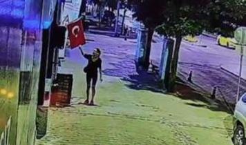 Muğla'da Türk bayrağını yakan şüpheli yakalandı