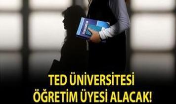 TED Üniversitesi Öğretim Üyesi alacak!