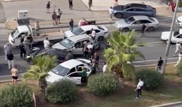Mersin'de 7 araçlı zincirleme kaza: 3 yaralı