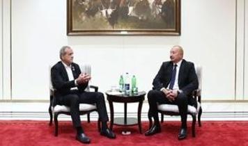 Pezeşkiyan-Aliyev arasında ''su'' diyaloğu izleyenleri gülümsetti
