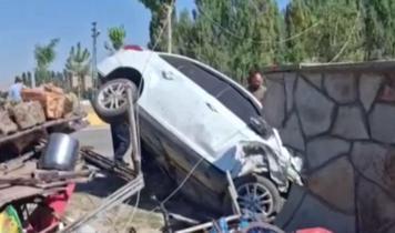 Ağrı Patnos'ta meydana gelen trafik kazasında 4 kişi yaralandı