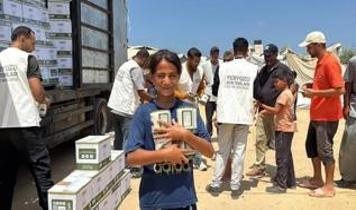Savaş ve açlıkla sınanan Gazze'ye kurban bağışları nefes oluyor