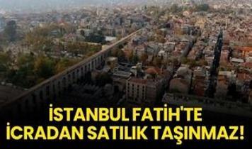İstanbul'da icradan satılık taşınmaz!