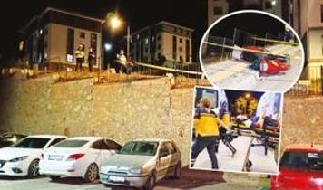 Doğuma günler kala acı kaza: 5 metre yüksekten şarampole düştüler!