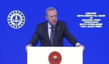 Cumhurbaşkanı Erdoğan: Başarılı ve teknolojiyi iyi kullanan bir gençlik filiz veriyor