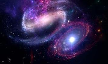 Hubble, birbirine doğru uzanan iki galaksiyi görüntüledi! Aralarında kozmik bir köprü oluşuyor