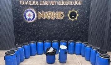 İstanbul'da 486 kiloluk uyuşturucu operasyonu