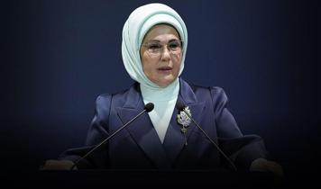 Emine Erdoğan'dan Cumhurbaşkanı Erdoğan'ın BM'deki hitabına ilişkin paylaşım: Adaletin sesi
