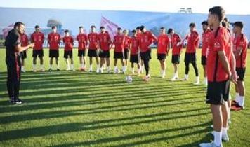 Ümit Milli Takımı, Ukrayna maçı için hazırlıklara başladı