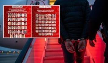 Kırmızı bültenle ve ulusal seviyede aranan 76 suçlu Türkiye'ye getirildi