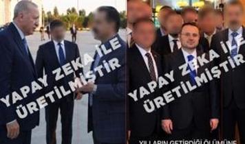 Yapay zeka görselli paylaşıma gözaltı! Cumhurbaşkanı Erdoğan ve Bakan Gürlek'in yanına kendisini ekledi