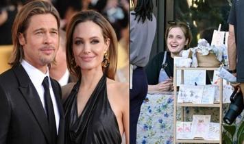 JolIe-PItt'in kızı ressam oldu... Resimlerini sokakta satıyor