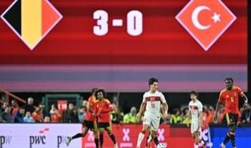 UEFA Uluslar Ligi: Belçika: 3 - Türkiye: 0