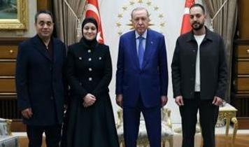 Cumhurbaşkanı Erdoğan, Hind Receb'ın ailesini kabul etti