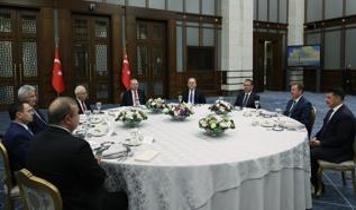 Cumhurbaşkanı Erdoğan, Yüksek Mahkeme Başkanlarıyla bir araya geldi