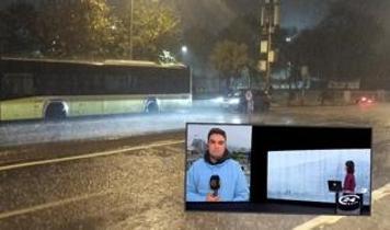 İstanbul'da sağanak ve fırtına etkili oluyor