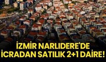 İzmir Narlıdere'de icradan satılık 2+1 daire!