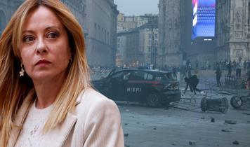 Milano savaş alanına döndü: Meloni, güvenlik zirvesini acil topluyor