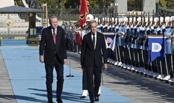 Cumhurbaşkanı Erdoğan, Kanada Başbakanı Carney'i resmi törenle karşıladı