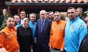 Cumhurbaşkanı Erdoğan, İstanbul Kastamonuspor yönetimini kabul etti