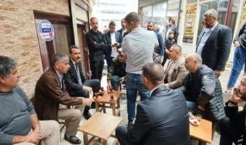 MHP Diyarbakır İl Başkanı Özcoşar sokak sokak gezerek 'Terörsüz Türkiye' sürecini anlatıyor