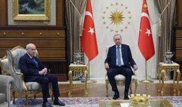Külliye'de kritik görüşme! Cumhurbaşkanı Erdoğan, MHP Genel Başkanı Bahçeli ile bir araya geldi