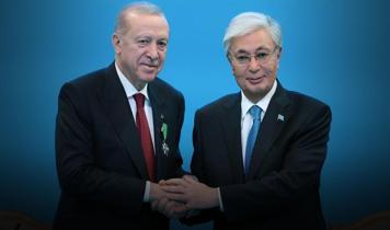 Cumhurbaşkanı Erdoğan, Kazakistan Cumhurbaşkanı Tokayev onuruna yemek verdi