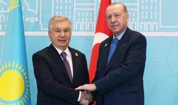 Külliye'de TDT Zirvesi! Cumhurbaşkanı Erdoğan liderleri karşıladı