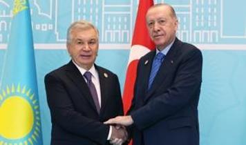 Külliye'de TDT Zirvesi! Cumhurbaşkanı Erdoğan liderleri karşıladı