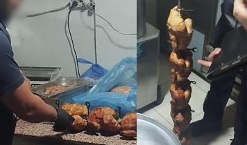 Restoranda mide bulandıran görüntüler! Vatandaşlara yedirilmeye hazırlanıyordu