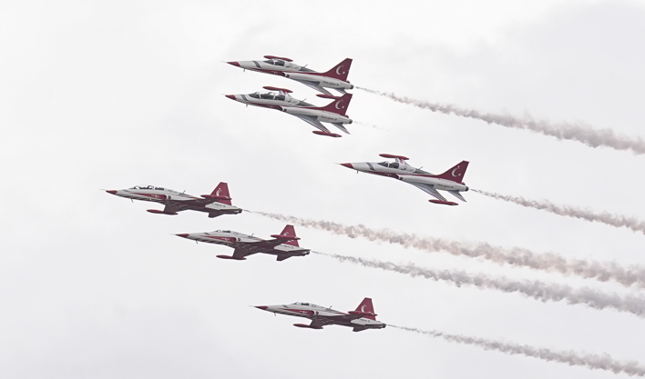TEKNOFEST KKTC'de güç gösterisi: Rum medyası FIR hattı alarmı verdi