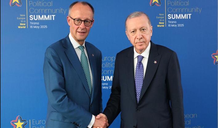 Cumhurbaşkanı Erdoğan, Almanya Başbakanı Merz ile İsrail-Iran çatışmasını görüştü