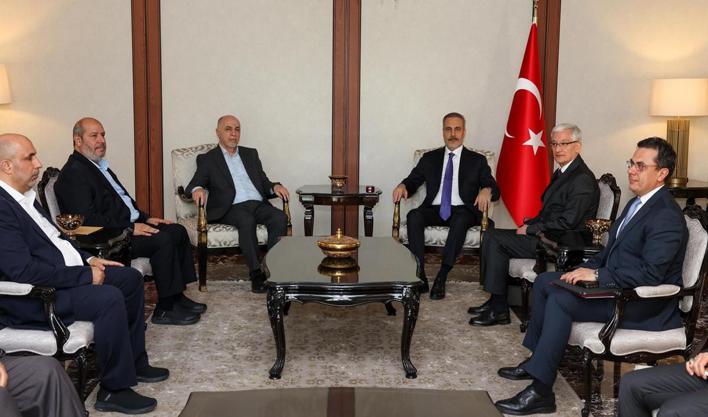 Bakan Fidan'dan Hamas'la kritik görüşme... Öncelik ateşkes ve Gazze'ye yardım